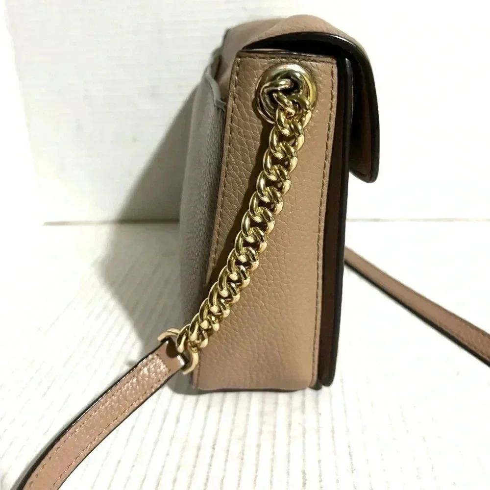 Michal kors beige leather crossbody handbag - Picture 4 of 11